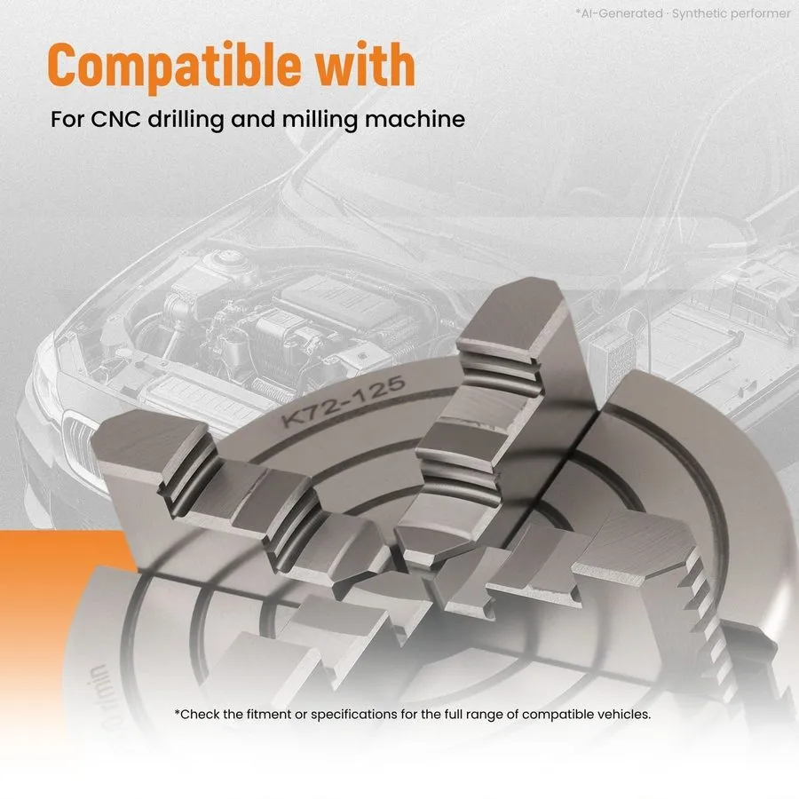 Режущий инструмент 4 Jaw Self Centering Lathe Chuck 5" для CNC Machine K72125 12