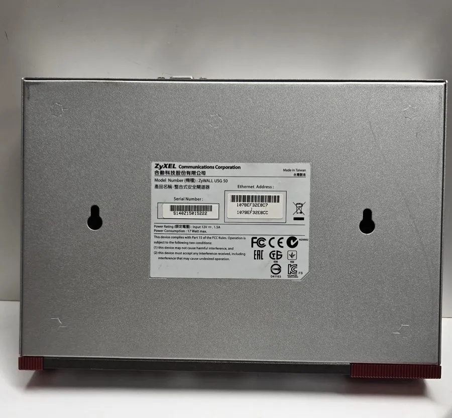 Межсетевой экран USG50 Zyxel Zywall Internet Security Firewall With Dual-wan 6-p — фото лота 2