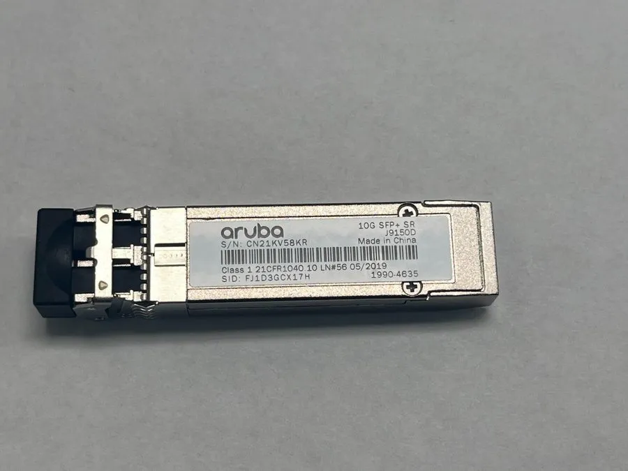Трансивер HPE ARUBA J9150D 10G SFP+ LC SR 300m OM3 MMF Transceiver Aruba