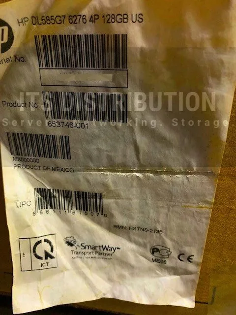 Модуль памяти 653746-001 I HP ProLiant DL585 G7 4U Rack Server SEALED