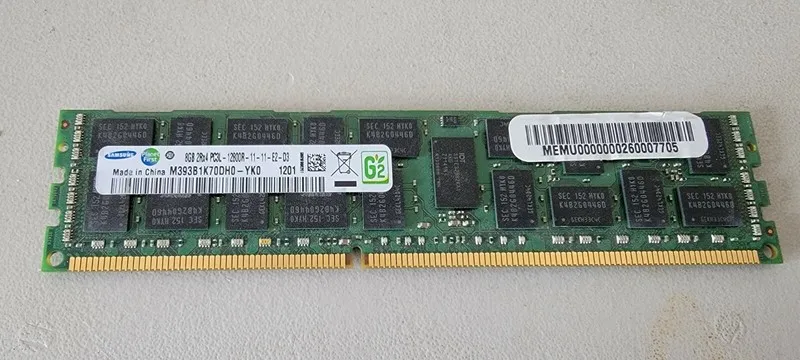 Модуль памяти 2 x 8GB Samsung M393B1K70DH0-YK0 2Rx4 PC3L-12800R DDR3 RAM (16GB i