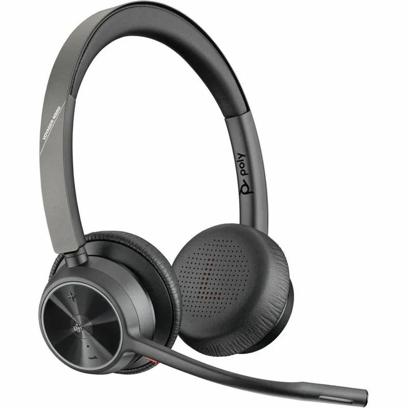VoIP-шлюз POLY VOYAGER 4320 UC Wireless Headset w/ Dongle, USB-C Storage Bag 77Z — фото лота 1