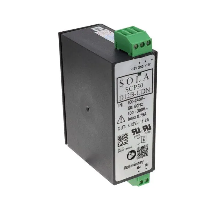 Блок питания SolaHD SCP30T515B-UDN SCP 30W 5V +/-15V Triple Output DIN Rail Powe — фото лота 1