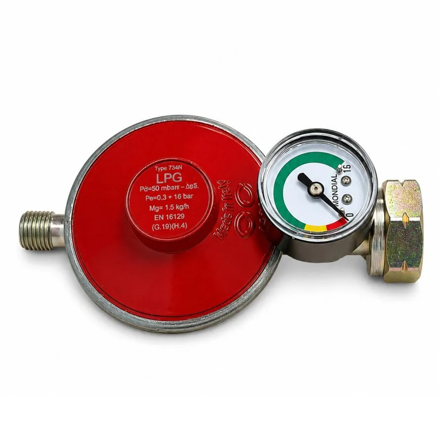 Трубопроводная арматура Butane Gas Low Pressure Regulator 21.8mm LH with level g