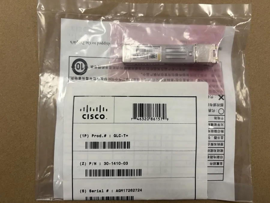 Трансивер in Clamshell Cisco GLC-T 30-1410-03 / 04 SFP Transceivers