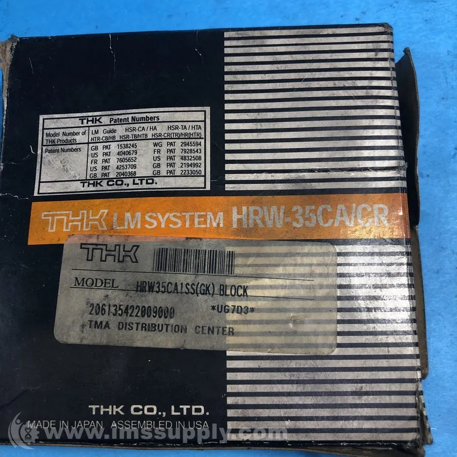 Линейная направляющая THK HRW-35CA/CR BLOCK Linear Bearing