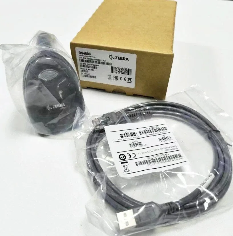 Сканер штрих-кода Zebra DS4608-SR00007ZZWW Wired Handheld 1D 2D Area Imager Barc