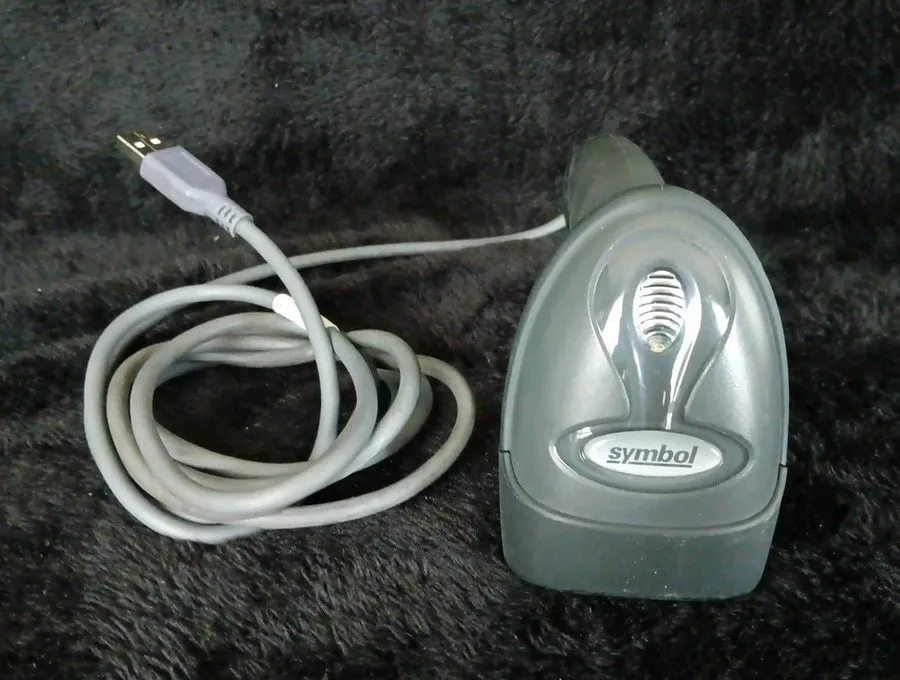 Сканер штрих-кода Symbol Motorola LS2208-SR20007R-UR Laser Barcode POS Scanner &