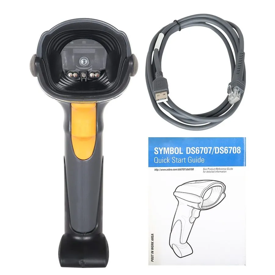 Сканер штрих-кода Symbol Zebra Motorola DS6707-SR20007ZZR Barcode Scanner 2D QR 