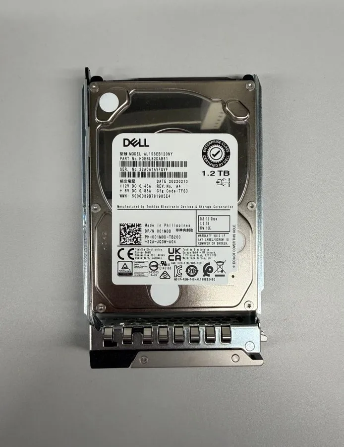 Жёсткий диск x 01M0D DELL TOSHIBA 1.2TB 12G SAS 10K 2.5" HDD HARD DRIVE AL15SEB1