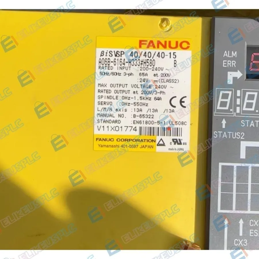 Сервоусилитель Fanuc Servo Drive Amplifier A06B-6164-H333#H580