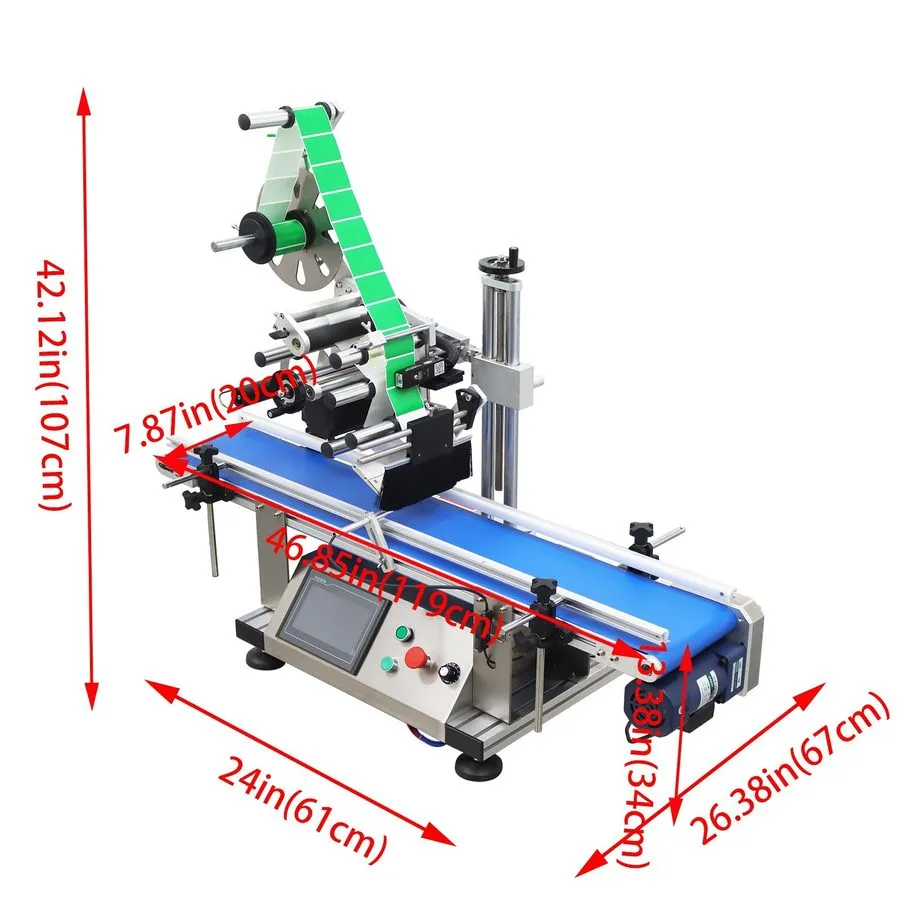 Конвейер 110V LT-160 Automatic Desktop Conveyor Table Plate labeling and Coding