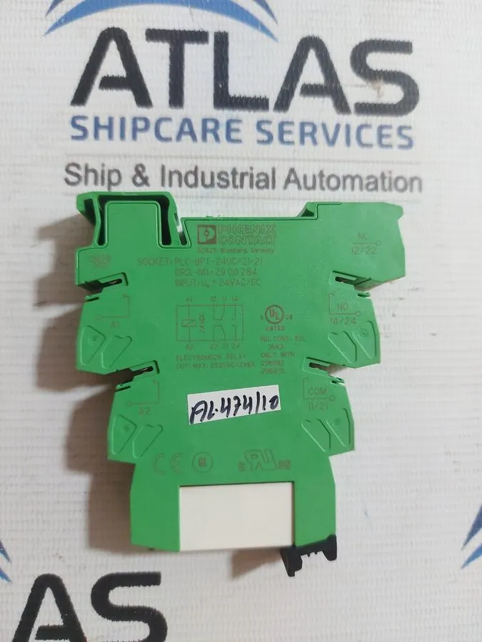 Колодка реле Phoenix Contact PLC-BPT-24UC/21-21 Power Relay With Relay Socket 29