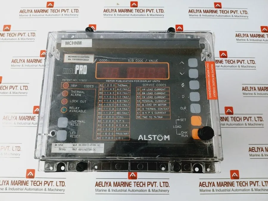 Реле защиты Alstom MCHNM01H1AB0500A Protection Relay 1/5A 50HZ 88-300VDC/110V