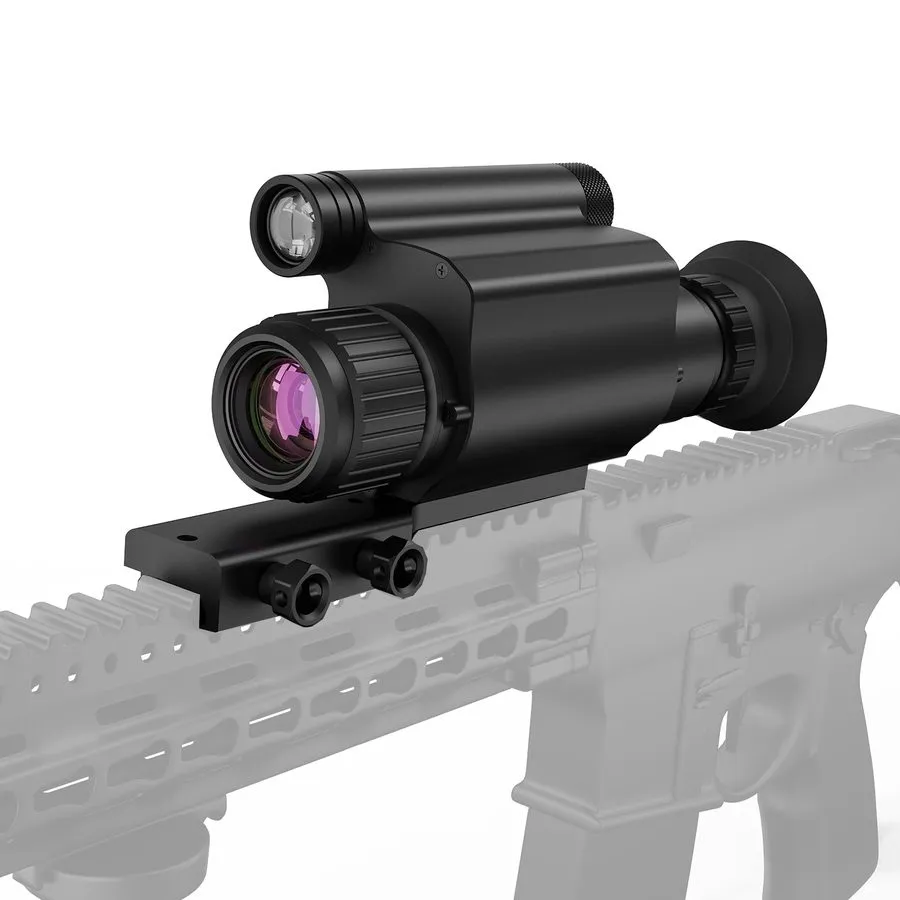 Оптико-электронная система Night Vision Hunting Monocular Scope 200-400M IR 850n — фото лота 1