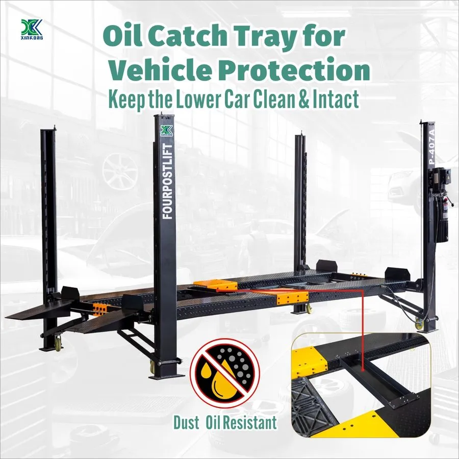 Автоподъёмник XK P-407A 8000 LB 4-Post Heavy Duty Portable Storage Car Lift Auto — фото лота 3