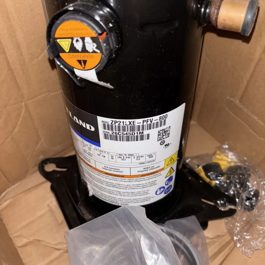 Компрессор ZP21LXE-PFV-800 Copeland Scroll Compressor 20,000 BTU/HR, 208/230V