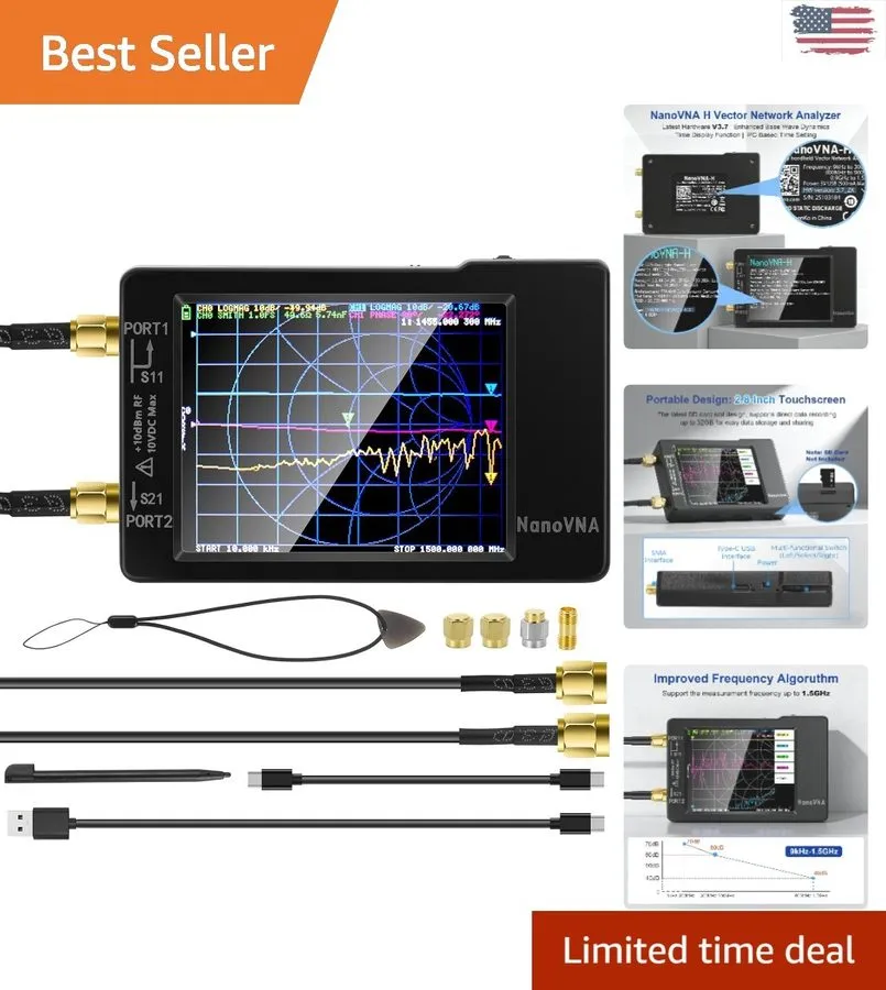 Док-станция 10-in-1 VNA Antenna Analyzer with Android & PC Control Accurate RF T