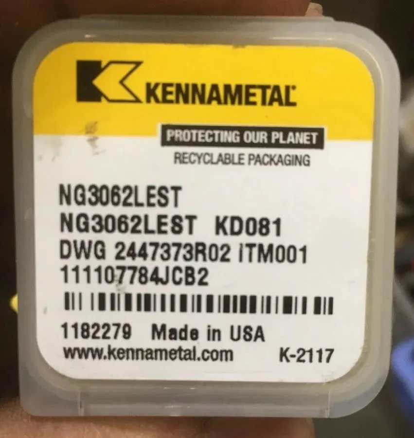 Режущий инструмент KENNAMETAL NG3062L KC810 Carbide Grooving Insert
