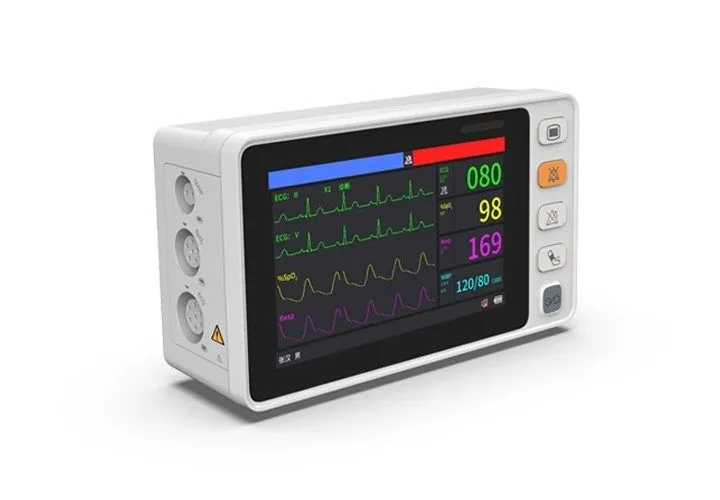 Монитор пациента 10" Screen Ultrathin Patient Monitor Portable 6-parameter Vital