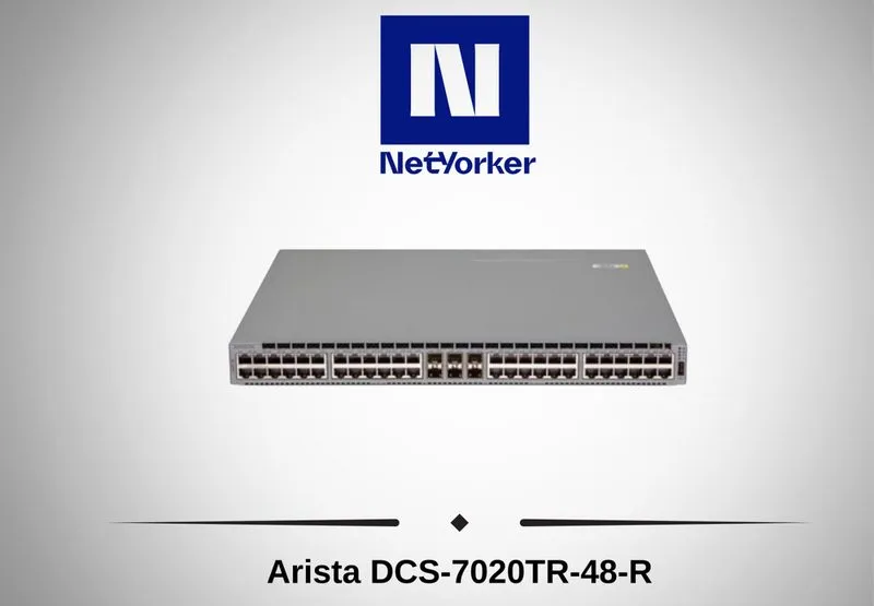 Коммутатор ARISTA DCS-7020TR-48-R 7020R 48xRJ45 (100/1000Mb) + 6xSFP+ (1/10GbE) 