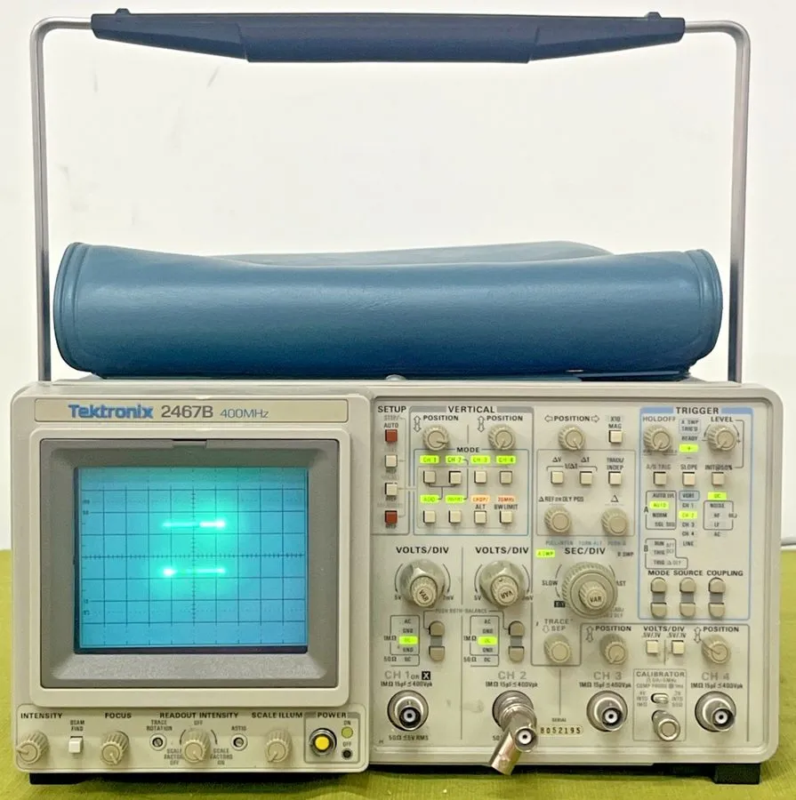 Осциллограф TEKTRONIX 2467B OSCILLOSCOPE 4CH, 400MHZ