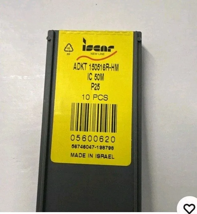 Режущий инструмент Iscar ADKT 150516R-HM IC328 Carbide Milling Insert — фото лота 1