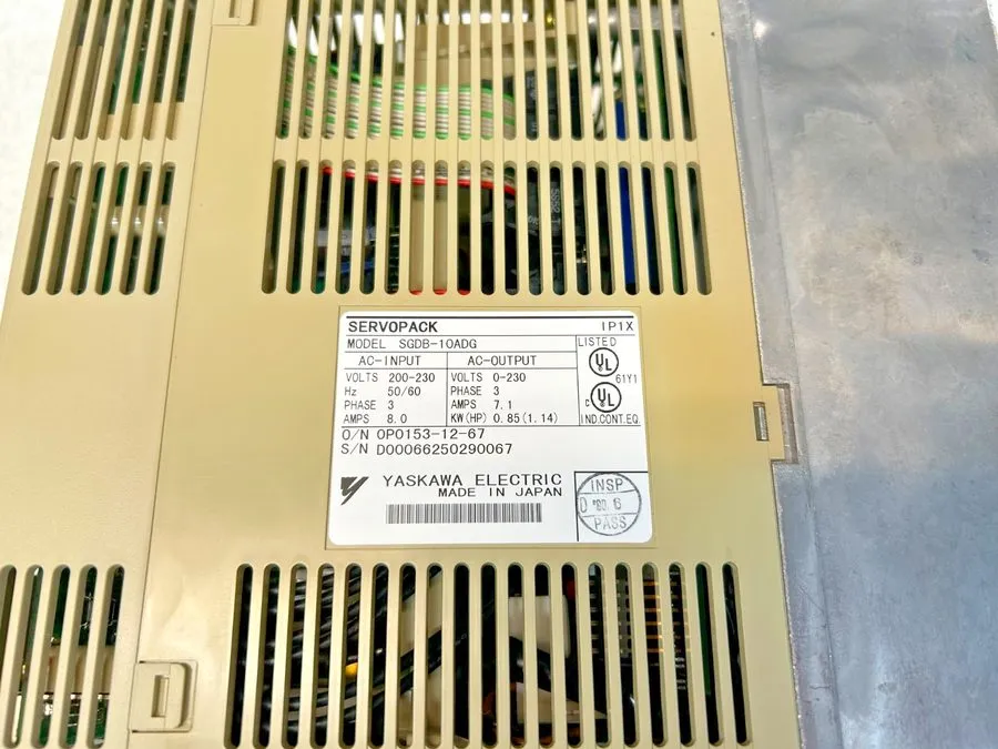 Сервопривод YASKAWA SGDB-10ADG servopack 0.85kw 1.14hp