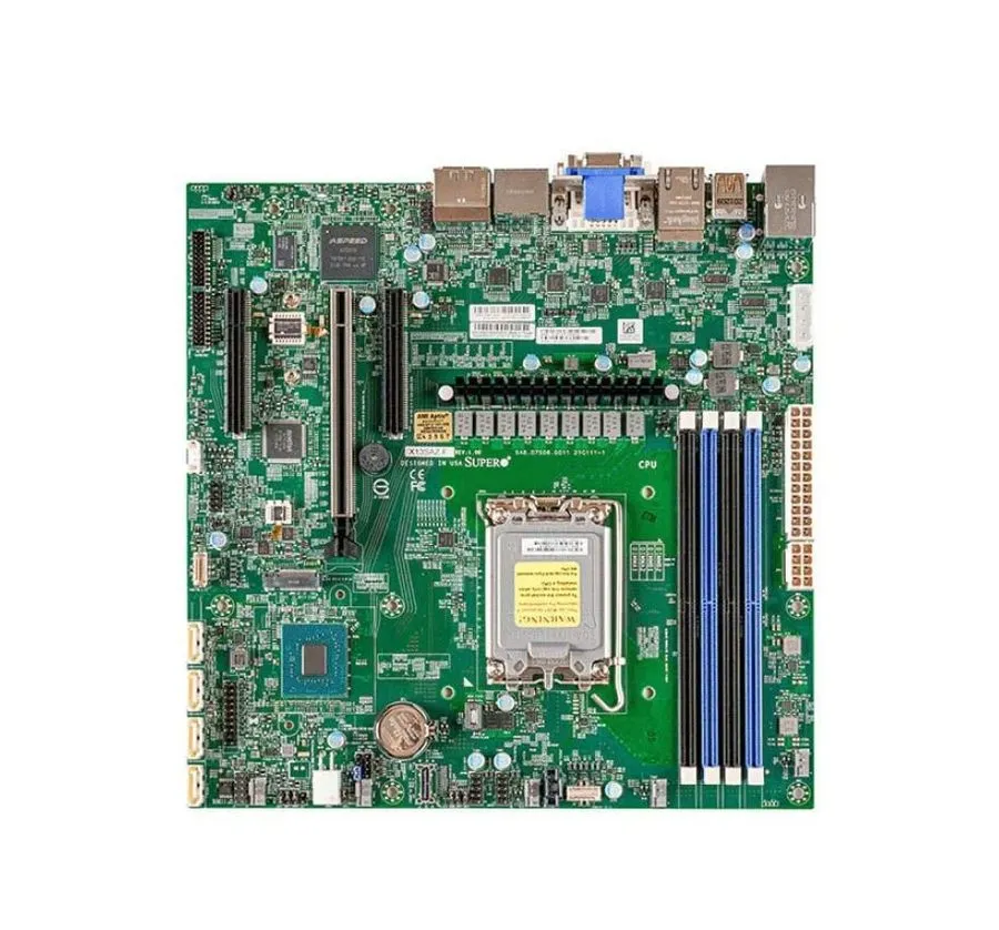 Материнская плата Supermicro MBD-X13SAZ-F-B Intel R680E Single Socket V0 Micro-A