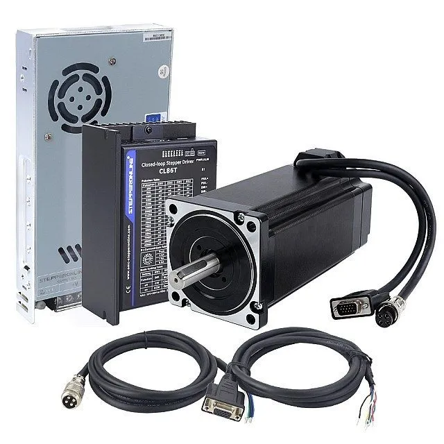 Редуктор STEPPERONLINE Nema34 12Nm Closed Loop Stepper Motor, CL86T Driver W/pow