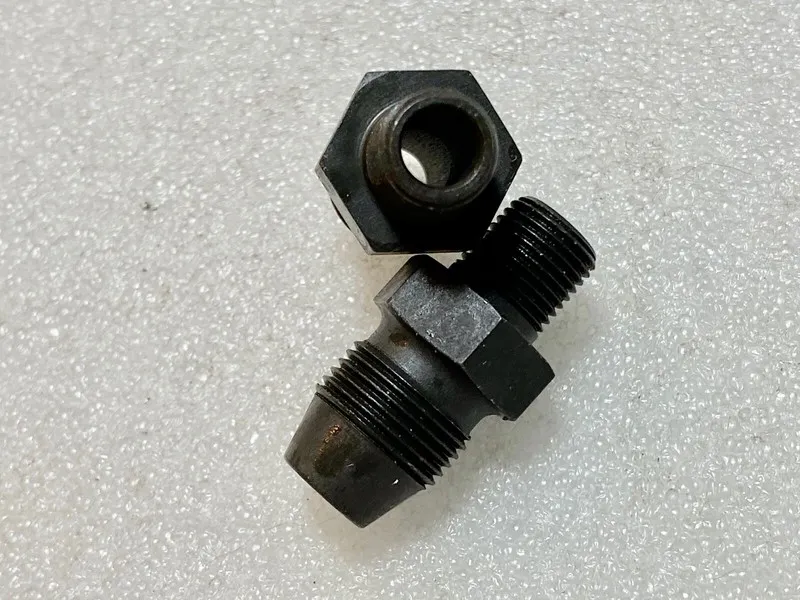 Контроллер Wi-Fi Harley WLA WLC 45" Oil Line Nipple Fittings Parkerized # 3577-1 — фото лота 2