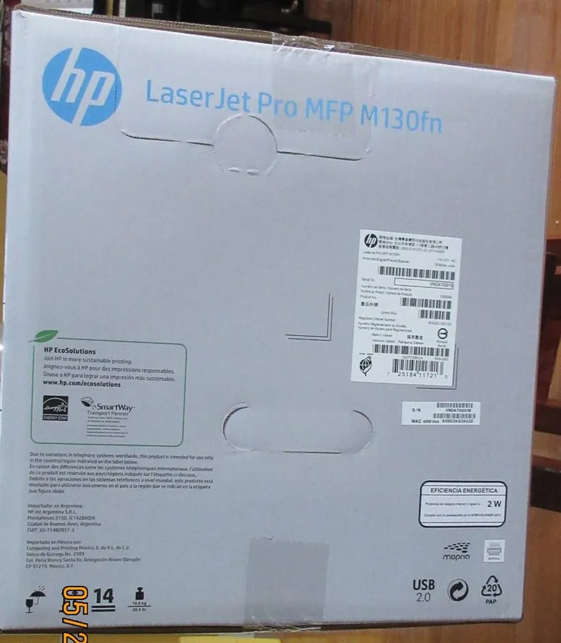 Лазерный принтер HP LaserJet Pro M130fn All-in-One Laser Printer G3Q59A#BGJ (24F