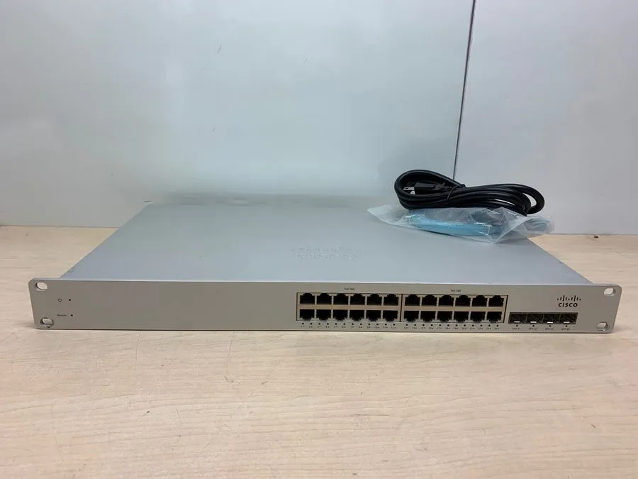 Коммутатор Cisco Meraki MS220-24P-HW 24-Port Gigabit PoE+ Switch 4x SFP 370W