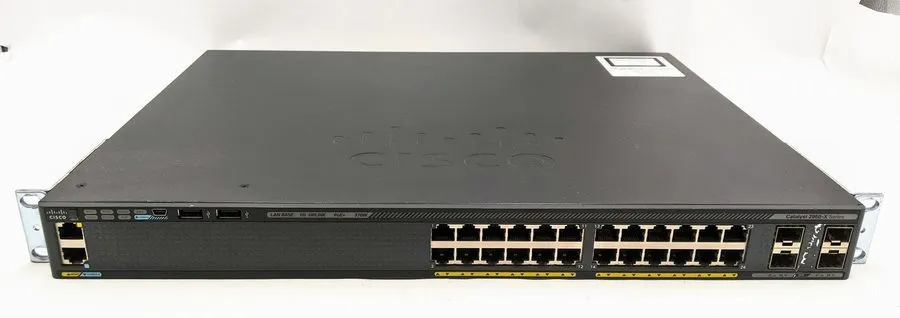 Коммутатор Cisco WS-C2960X-24PS-L 24-Port Gigabit PoE+ 370W Managed Switch