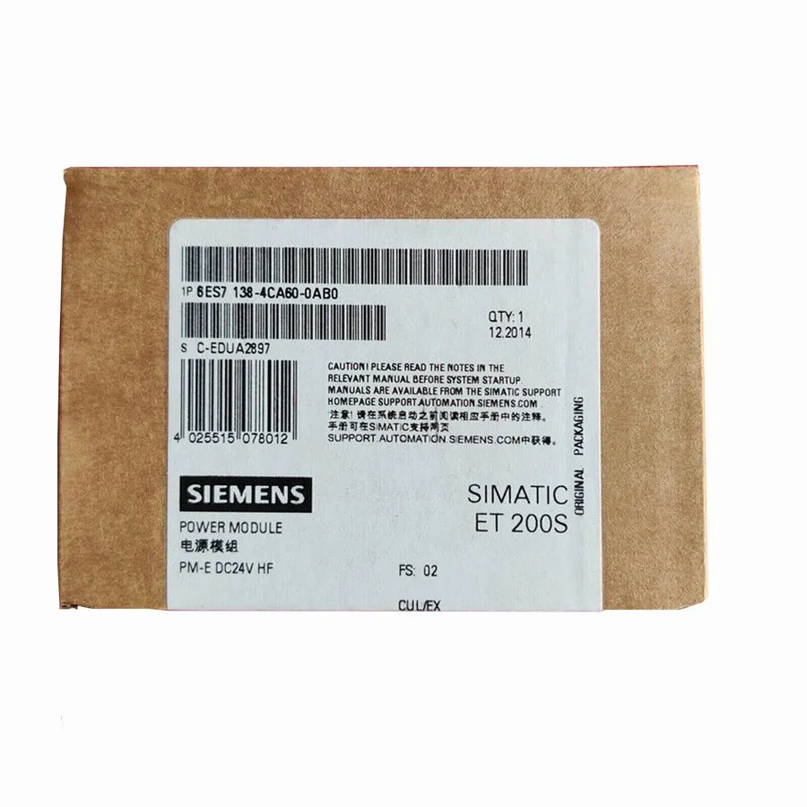 Модуль ввода-вывода 6ES7 138-4CA60-0AB0 SIEMENS 6ES7138-4CA60-0AB0 SIMATIC DP PM
