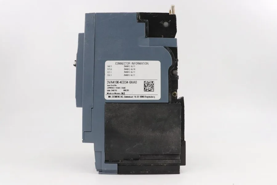 Автоматический выключатель SIEMENS 3VA4190-4ED34-0AA0 Breaker 3VA41 3P 90A 25KA 