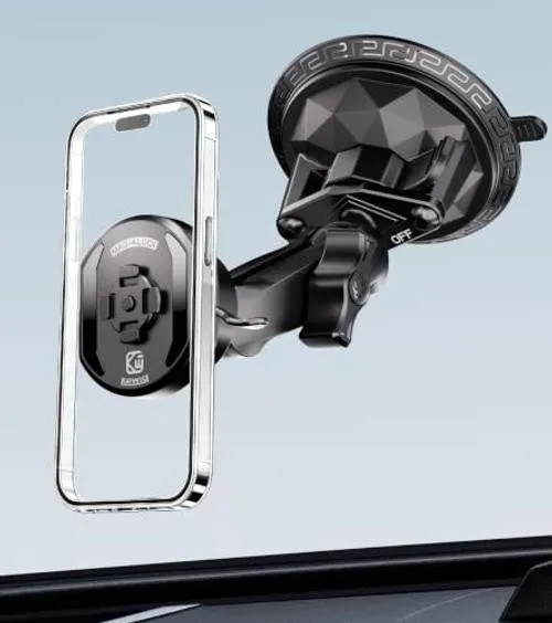 Вакуумная присоска 4-Lock Magnetic Suction Cup Car Phone Holder Mount — фото лота 1