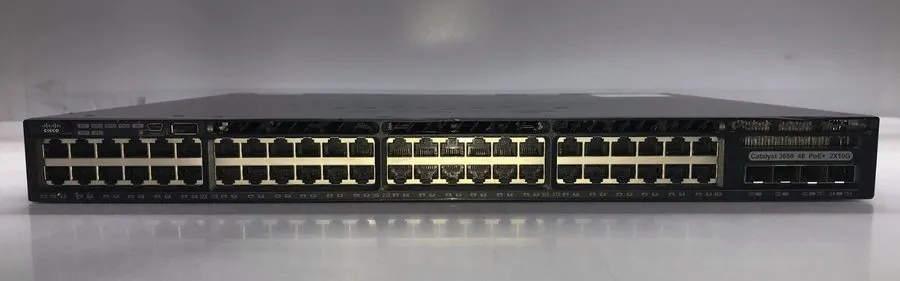 Коммутатор Cisco WS-C3650-48FD-L V03 48-Port PoE+ Gigabit Ethernet Switch 2x 10G