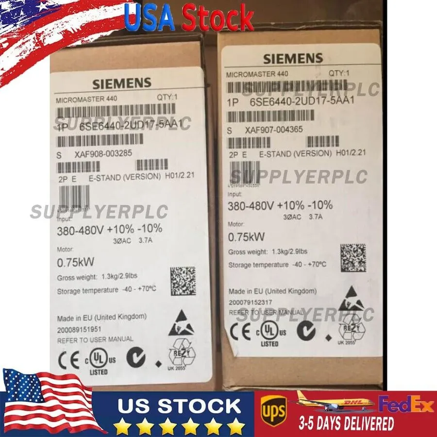 Частотный преобразователь Siemens 6SE6440-2UD17-5AA1 MICROMASTER440 without filt