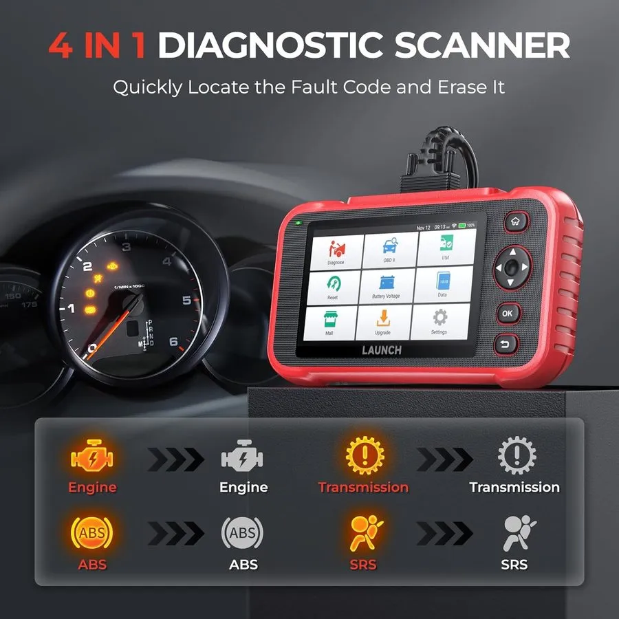 Диагностический сканер LAUNCH CRP123I V3.0 Automotive Scanner Engine ABS SRS TCM — фото лота 2