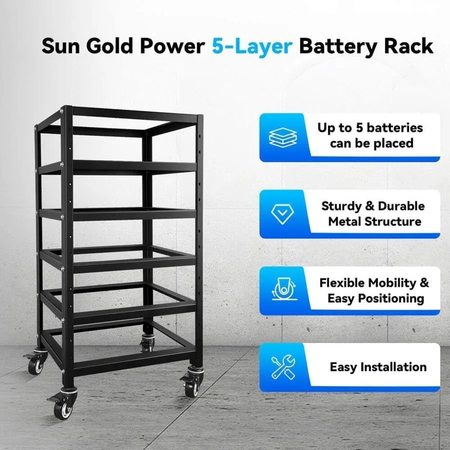 Батарея 3U Server Rack Battery Rack, 5-Layer Rack