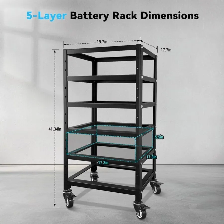 Батарея 3U Server Rack Battery Rack, 5-Layer Rack — фото лота 2