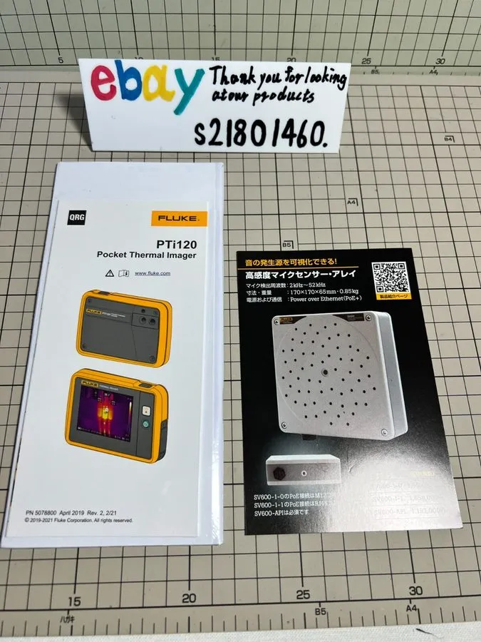 Оптико-электронная система Fluke PTi120 FLK-PTI120 9HZ 400C Pocket Thermal Camer — фото лота 2