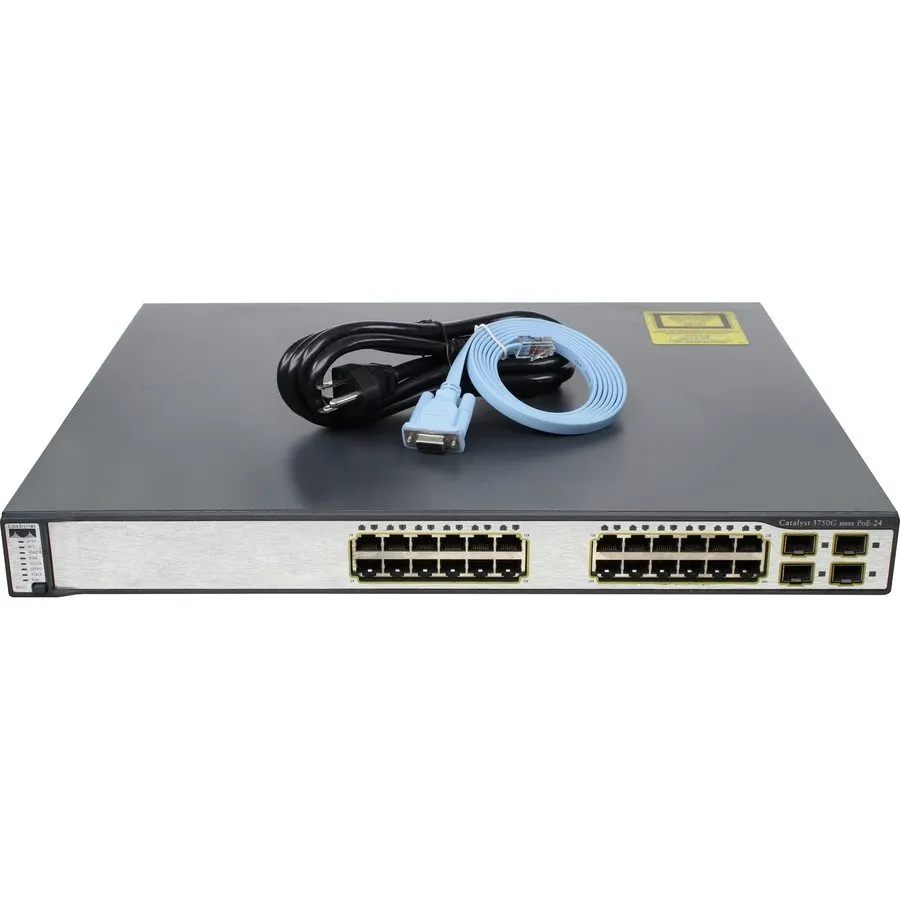Коммутатор Cisco WS-C3750G-24PS-S Catalyst 3750G 24 Port PoE Gigabit Switch
