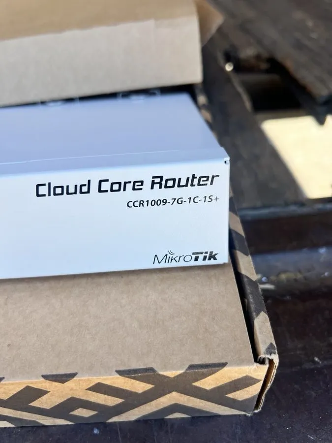 Маршрутизатор MikroTik CCR1009-7G-1C-1S+ Cloud Core Series Router CCR1009