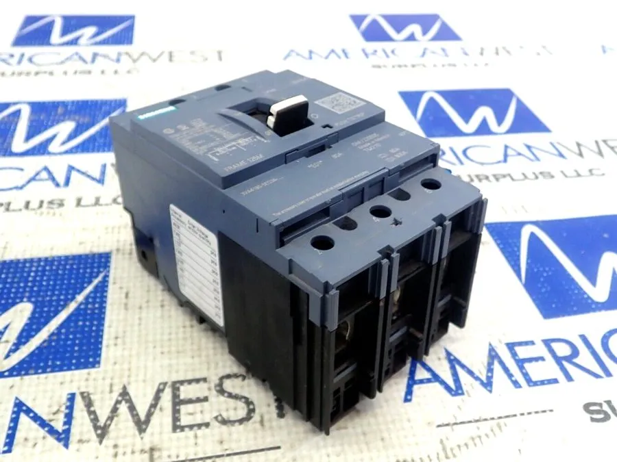 Автоматический выключатель Siemens 3VA4180-5ED34-0AA0 3 Pole 80 Amp 600 Volt 35k