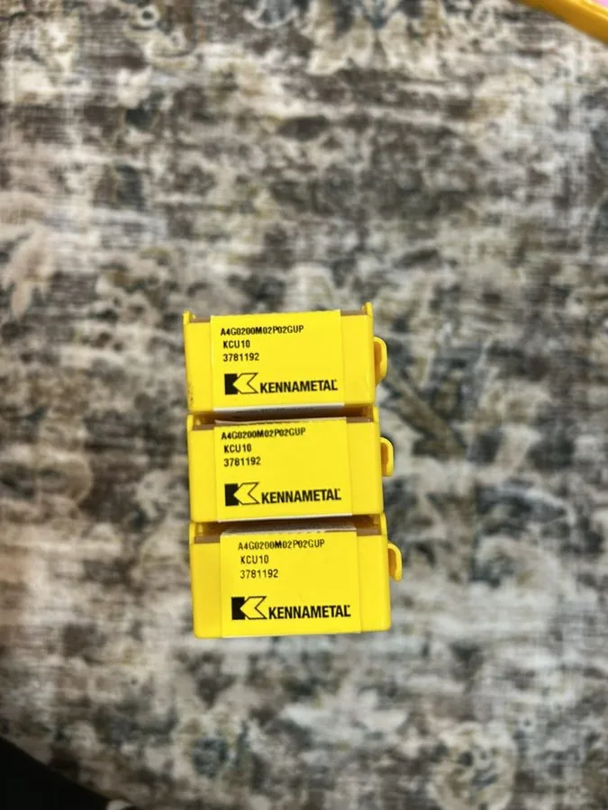 Режущий инструмент KENNAMETAL A4G0200M02P02GUP KCU10 Carbide Insert — фото лота 2
