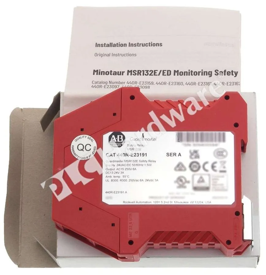 Реле безопасности Allen Bradley 440R-E23191 MSR132E Guardmaster Safety Relay 24V