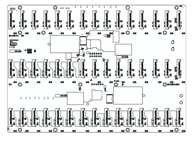Жёсткий диск Supermicro BPN-SAS3-946LEL1 SAS3 12Gb/s single-path expander backpl