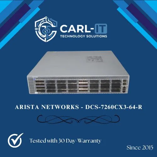 Коммутатор Arista DCS-7260CX3-64-R 64x100G QSFP28 + 2x10G Rear-to-Front L3 Switc